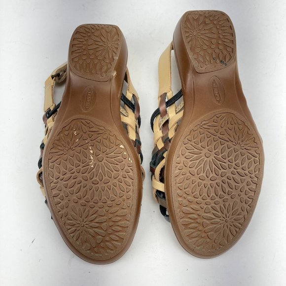 Tejidas Leather Brown Weave Sandals 7.5 - Picture 11 of 11